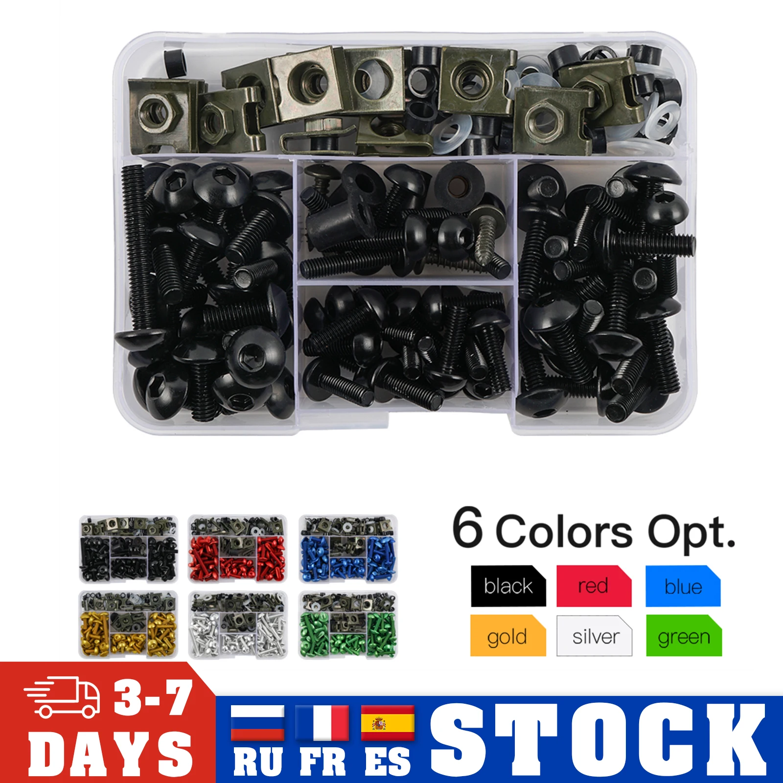 Stainless Steel Bolts for Aprilia RSV4 1000R/Tuono/Mille RS50 125 250 Pegaso 650 177PCS Fairing Bolts Screw Kit for Yamaha YZF-R
Stainless Steel Bolts for Aprilia RSV4 1000R/Tuono/Mille RS50 125 250 Pegaso 650 177PCS Fairing Bolts Screw Kit for Yamaha YZF-R