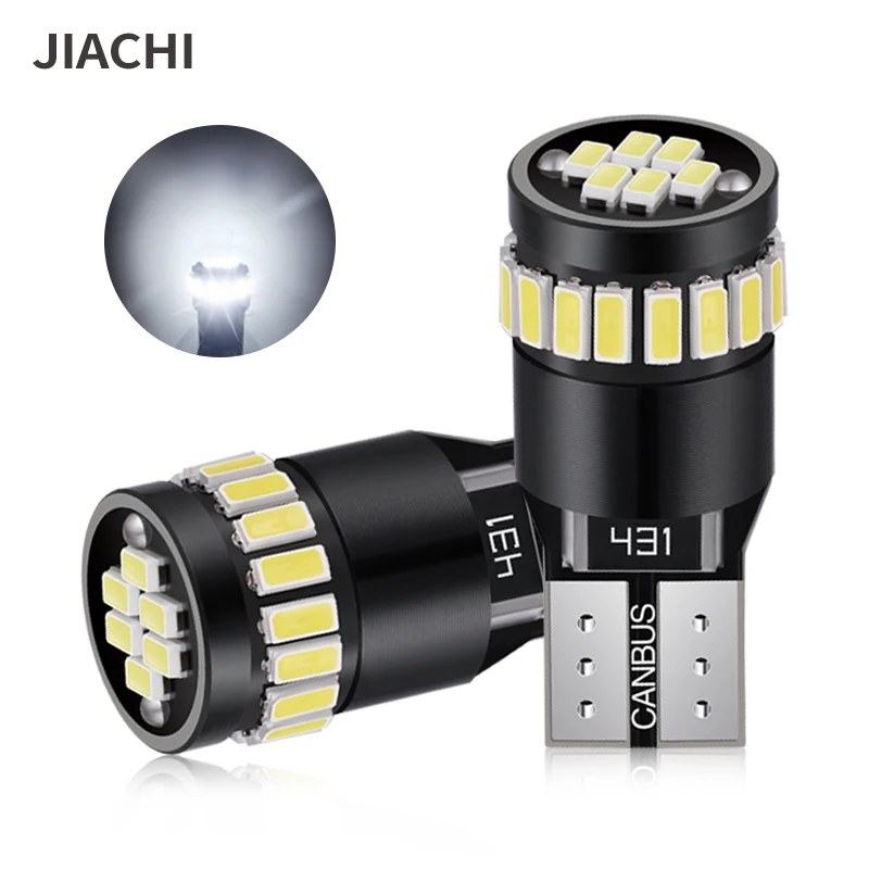 Jiachi 2PCS Canbus W5W T10 LED Bulbs 3014 24SMD 194 168 LED Car Interior Map Dome Lights Parking Light Auto Signal Lamp 6000K
Jiachi 2PCS Canbus W5W T10 LED Bulbs 3014 24SMD 194 168 LED Car Interior Map Dome Lights Parking Light Auto Signal Lamp 6000K