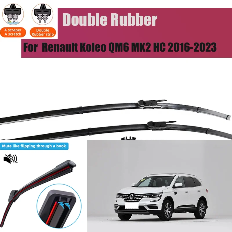 Front Rear Wiper Blades For Renault Koleo QM6 MK2 HC 2016-2023 2017 2018 2019 2020 2021 2022 Windshield 26"16"9" Accessories
Front Rear Wiper Blades For Renault Koleo QM6 MK2 HC 2016-2023 2017 2018 2019 2020 2021 2022 Windshield 26"16"9" Accessories