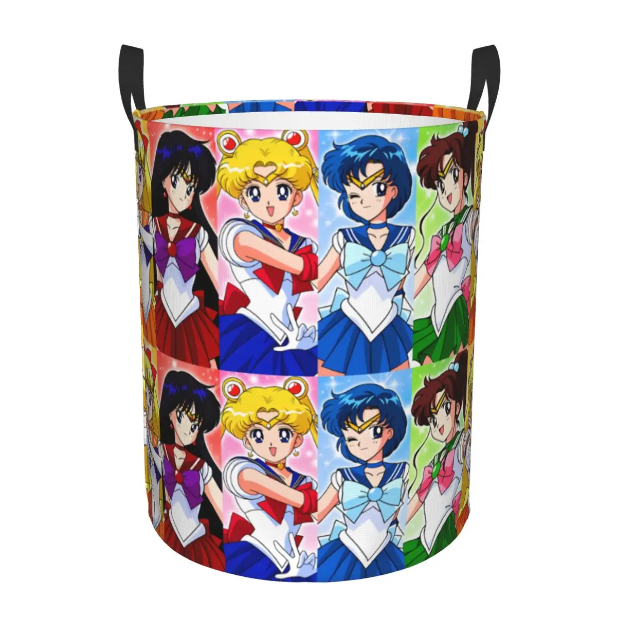 Sailor Mars Moon Mercury Laundry Basket Collapsible Large Capacity Clothing Storage Bin Venus Jupiter Laundry Hamper
Sailor Mars Moon Mercury Laundry Basket Collapsible Large Capacity Clothing Storage Bin Venus Jupiter Laundry Hamper