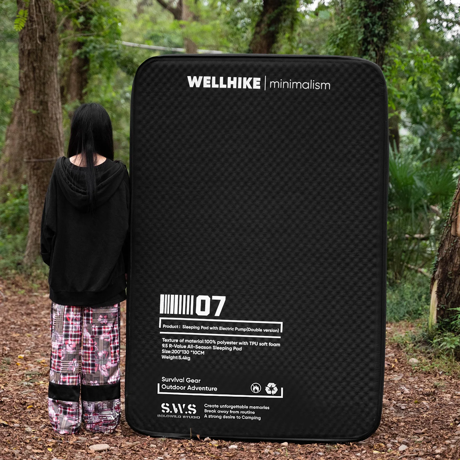 Double Inflatable Sleeping Mat with Built-in Pump Inflatable Camping Mat Compact Camping Air Mattress for Backpacking Car Tent
Double Inflatable Sleeping Mat with Built-in Pump Inflatable Camping Mat Compact Camping Air Mattress for Backpacking Car Tent