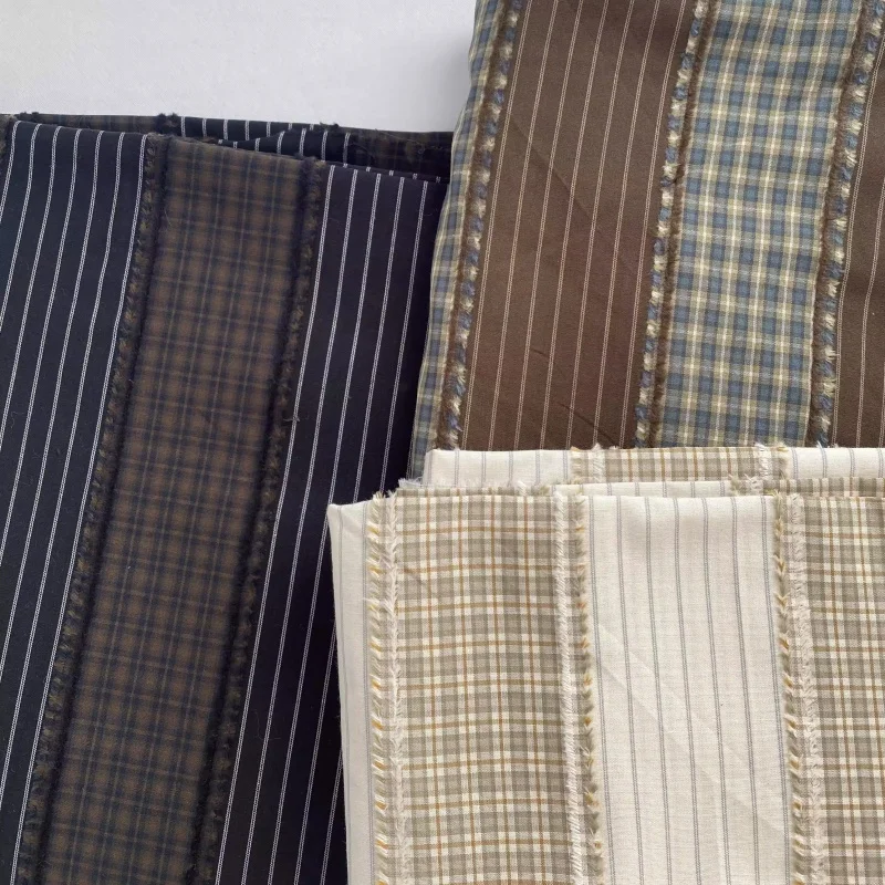 Casual Striped Cotton Cloth For Shirt Dress Clothing Checkered Handmade DIY Fabric
Casual Striped Cotton Cloth For Shirt Dress Clothing Checkered Handmade DIY Fabric