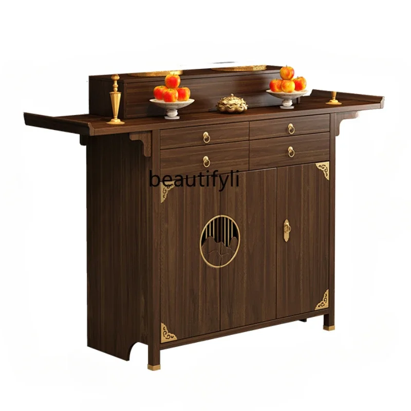 New Chinese Style Solid Wood Altar Incense Burner Table Altar Household Avalokitesvara Cabinet Incense Living Room
New Chinese Style Solid Wood Altar Incense Burner Table Altar Household Avalokitesvara Cabinet Incense Living Room