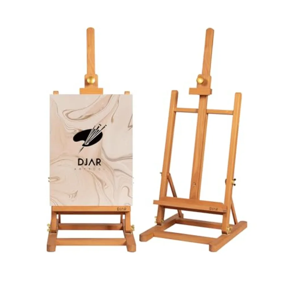 H- Frame Tabletop Painting Easel Adjustable Solid Beech Wood Desktop Art Easel Hold Canvas Up to 27.5" Assembly-Free Art Stand
H- Frame Tabletop Painting Easel Adjustable Solid Beech Wood Desktop Art Easel Hold Canvas Up to 27.5" Assembly-Free Art Stand