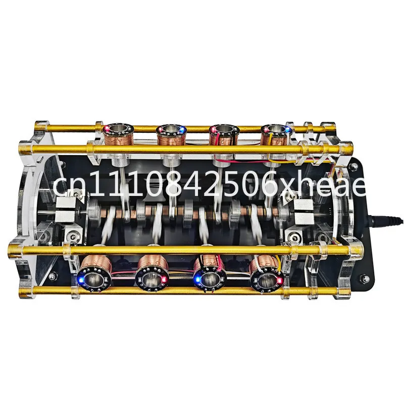 Electromagnet v-type engine model teaching motor multi-cylinder small motor toy ornament car engine model
Electromagnet v-type engine model teaching motor multi-cylinder small motor toy ornament car engine model