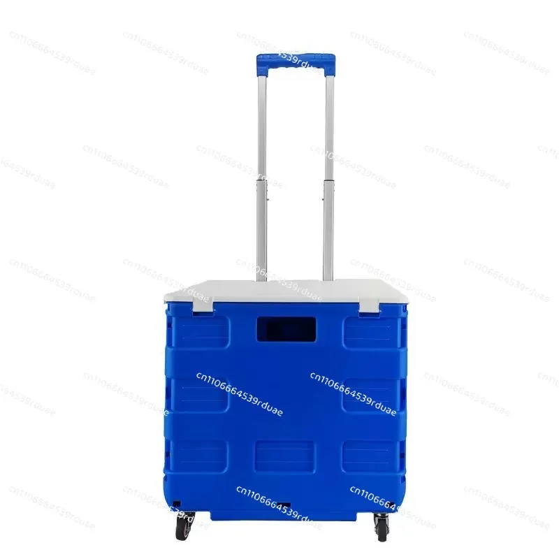 Plastic folding small pull cart Iron four-wheel grocery shopping cart picks up express trolley Universal wheel pull rod cart
Plastic folding small pull cart Iron four-wheel grocery shopping cart picks up express trolley Universal wheel pull rod cart