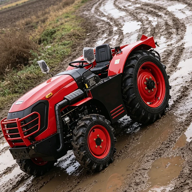 Customized 35HP Tractor Tillage Machine, Multi-functional Four-wheel Rotary Tiller, High-power Wheeled Plowing Machine
Customized 35HP Tractor Tillage Machine, Multi-functional Four-wheel Rotary Tiller, High-power Wheeled Plowing Machine