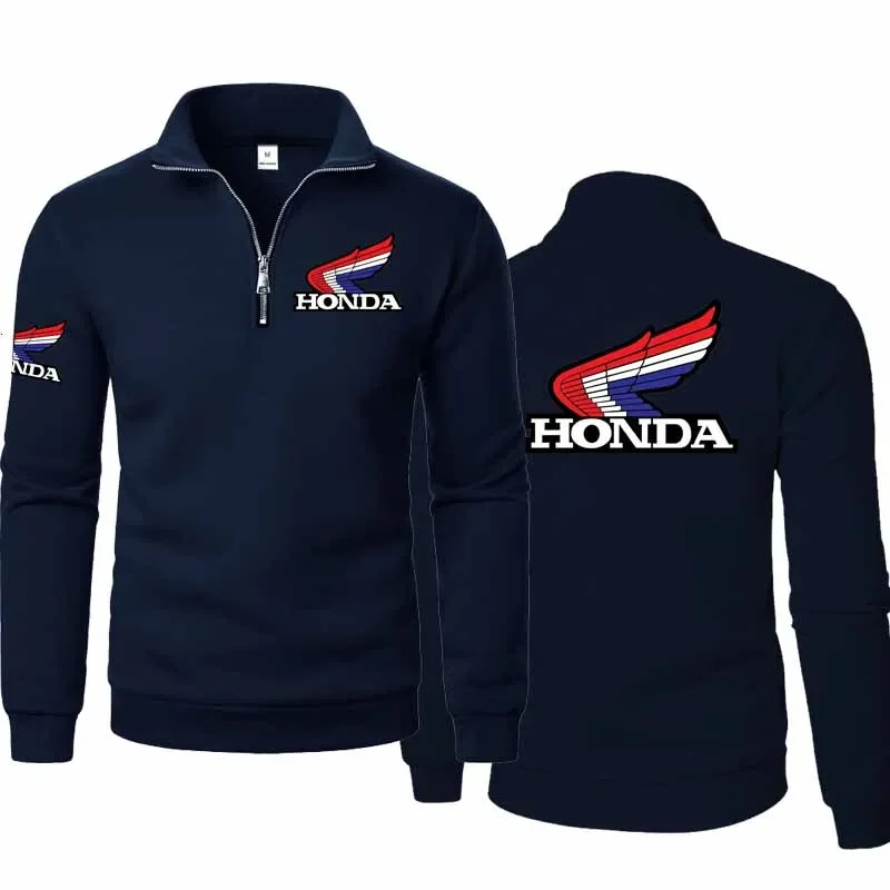 2026 Honda HRC Logo Autumn/Winter Fashion Stand up Collar Half Zipper Long Sleeve Sweatshirt Thickened Fashion Men's Casual Top
2026 Honda HRC Logo Autumn/Winter Fashion Stand up Collar Half Zipper Long Sleeve Sweatshirt Thickened Fashion Men's Casual Top