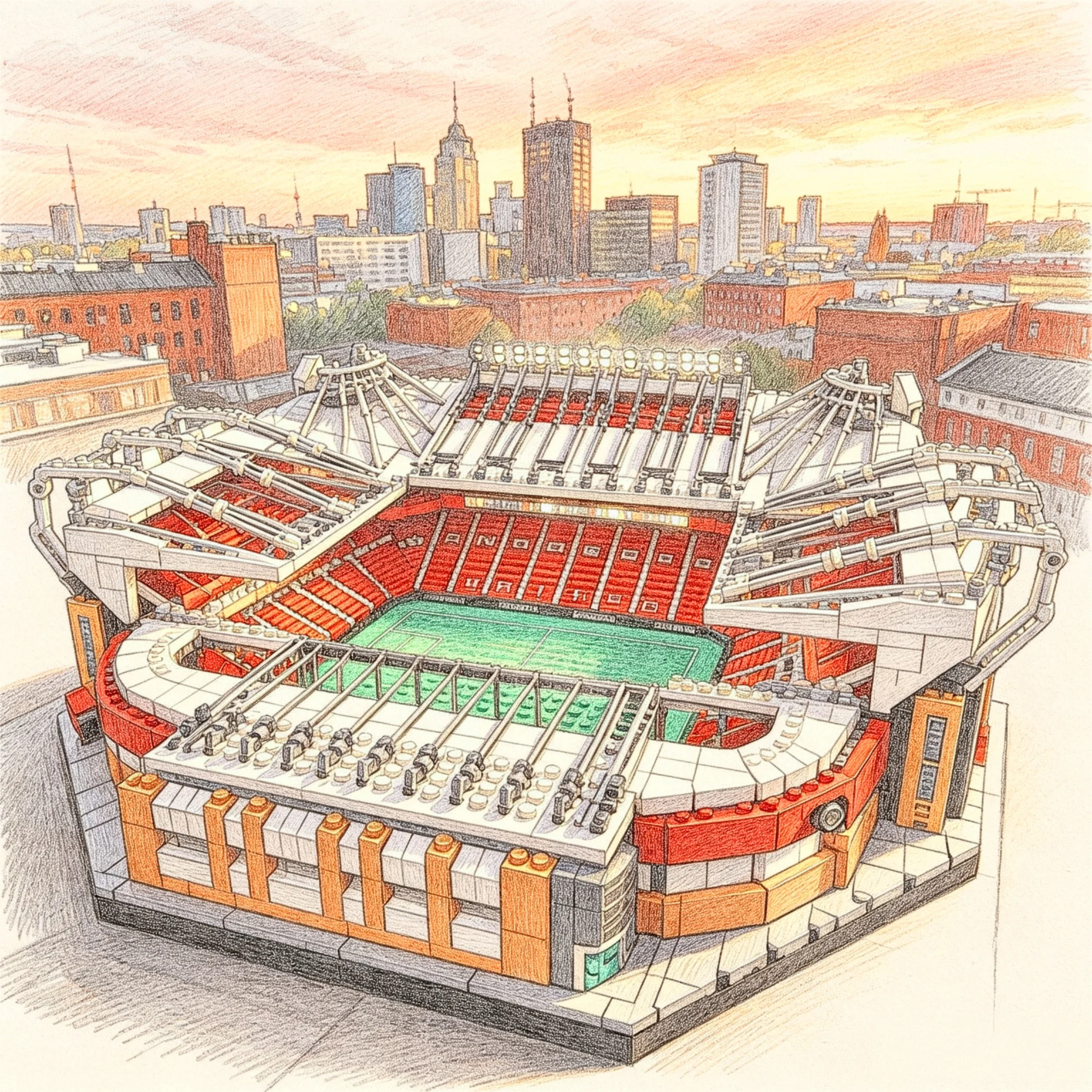 2026 new building series Manchester United Stadium educational building block toy birthday gift
2026 new building series Manchester United Stadium educational building block toy birthday gift