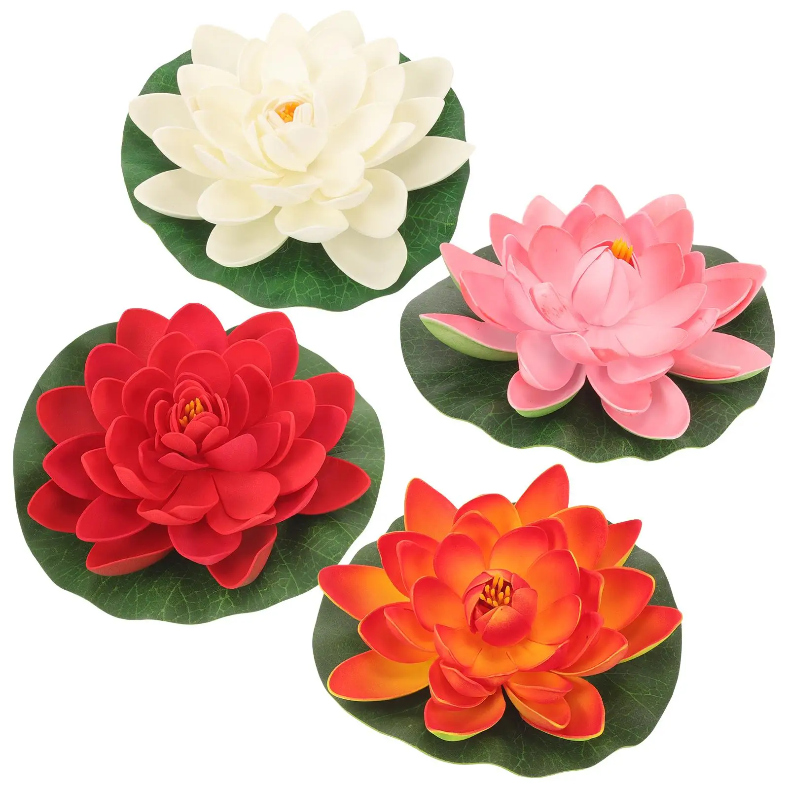 4PCS Artificial Floating Plants Plastic Material Home Garden Decor Simulation Flowers Water Lily Ornaments Pond
4PCS Artificial Floating Plants Plastic Material Home Garden Decor Simulation Flowers Water Lily Ornaments Pond