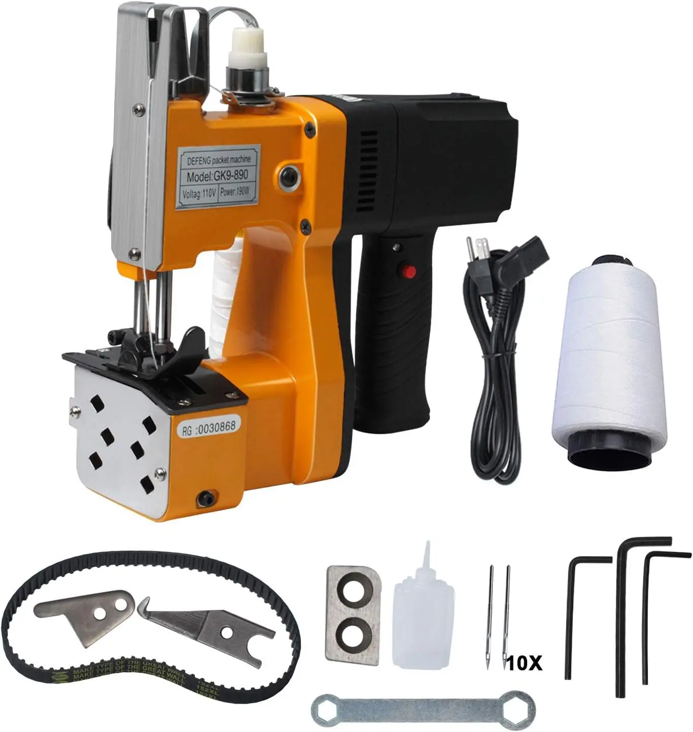 Gk9-890 Bag Closer Machine, / 110V Industrial Electric Bag Closing Sewing Sealing Stitching Machine 
Gk9-890 Bag Closer Machine, / 110V Industrial Electric Bag Closing Sewing Sealing Stitching Machine