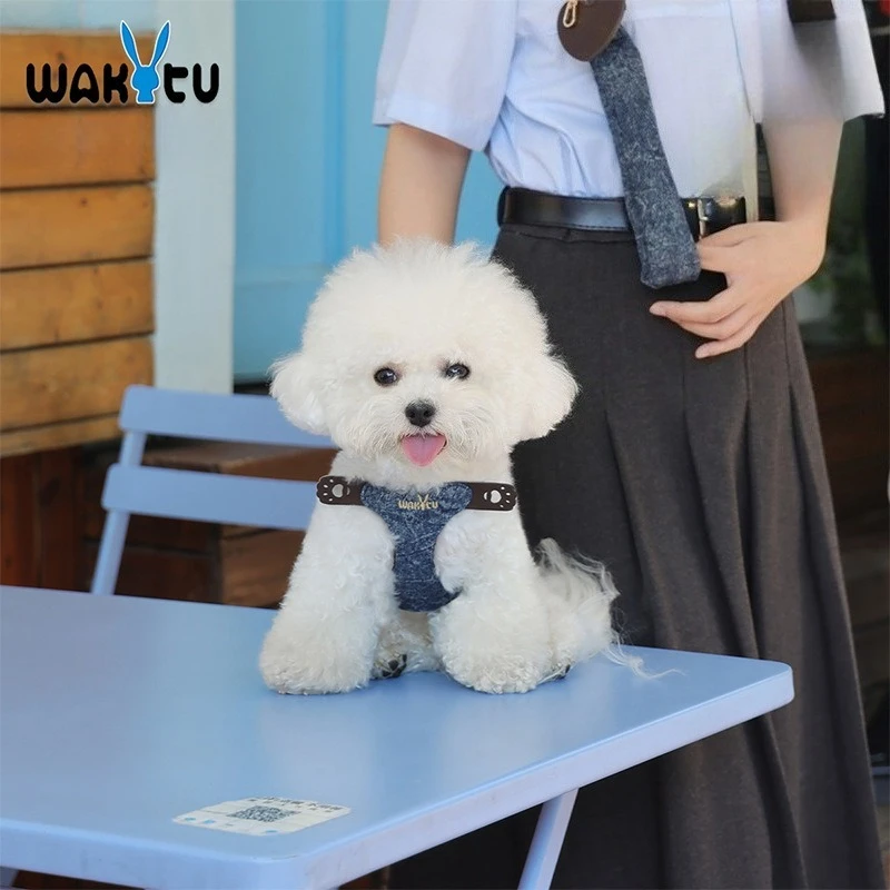 Wakytu Pet Dog Chest Strap Denim Lightweight Anti-break-free Cat Traction I-shaped Vest Type Pet Dog Walking Leash Harnesses
Wakytu Pet Dog Chest Strap Denim Lightweight Anti-break-free Cat Traction I-shaped Vest Type Pet Dog Walking Leash Harnesses