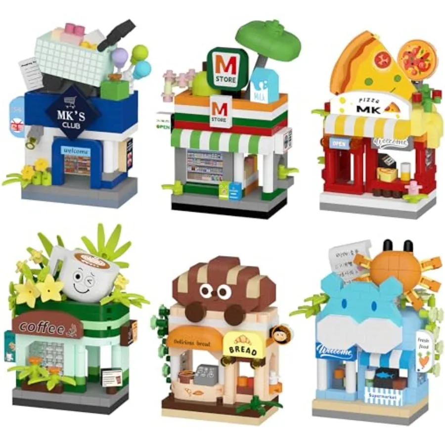 Street City View Mini House Festival Micro Building Toy Blocks for Home Decor Toys Gifts
Street City View Mini House Festival Micro Building Toy Blocks for Home Decor Toys Gifts