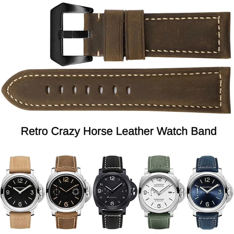 Frosted Genuine Leather Watchband With 19/20/21/22/23/24/26mm Straight Interface Crazy Horse Leather Vintage Watch Chain
Frosted Genuine Leather Watchband With 19/20/21/22/23/24/26mm Straight Interface Crazy Horse Leather Vintage Watch Chain