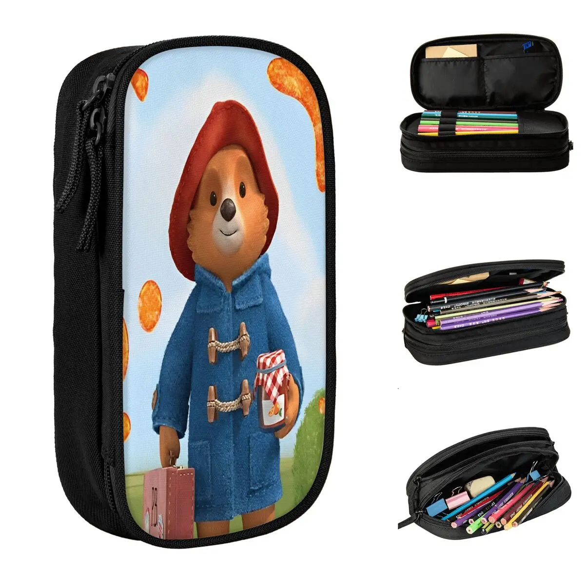 Britain Cute Paddington Brown Bear Pencil Case Cartoon Pencil Pouch Pen Holder Kids Big Capacity Bag Office Gifts Stationery
Britain Cute Paddington Brown Bear Pencil Case Cartoon Pencil Pouch Pen Holder Kids Big Capacity Bag Office Gifts Stationery