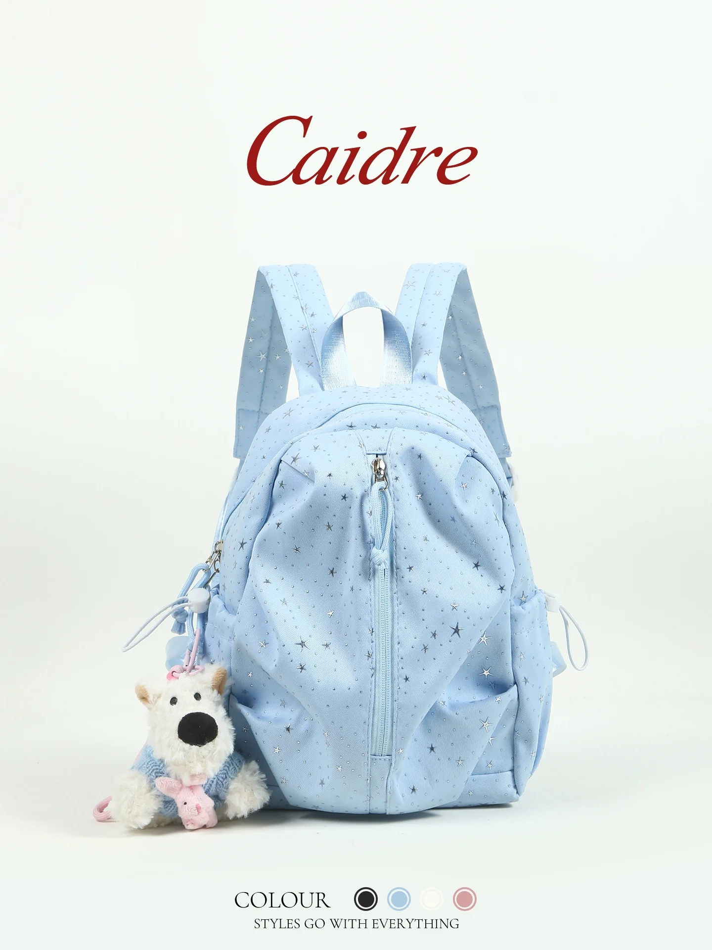 Caidre Polka Dot Star Women's Backpack 2026 Commuter Travel Bag Soft Handle Spring Fashion Polyester Double Zipper
Caidre Polka Dot Star Women's Backpack 2026 Commuter Travel Bag Soft Handle Spring Fashion Polyester Double Zipper