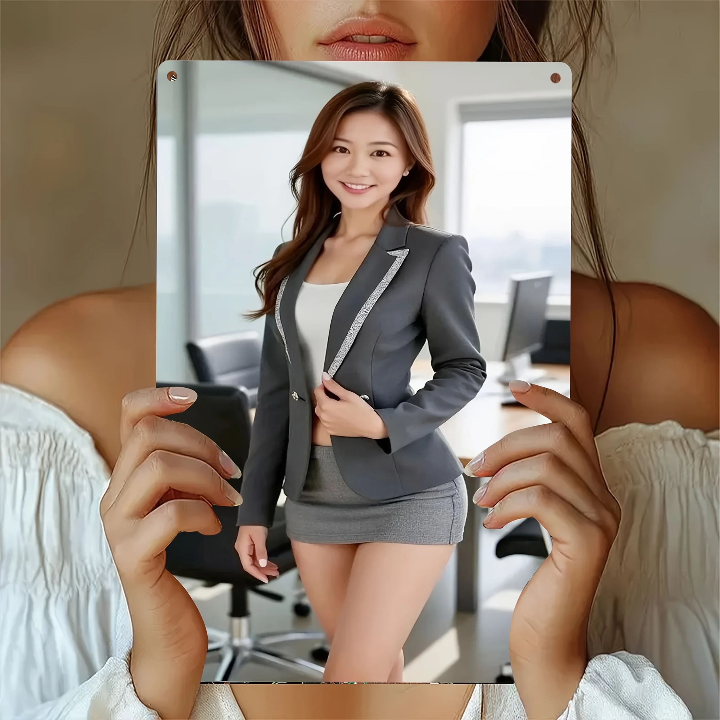 Modern Office Lady Metal Wall Art Vintage Iron Sign Home Decor
Modern Office Lady Metal Wall Art Vintage Iron Sign Home Decor