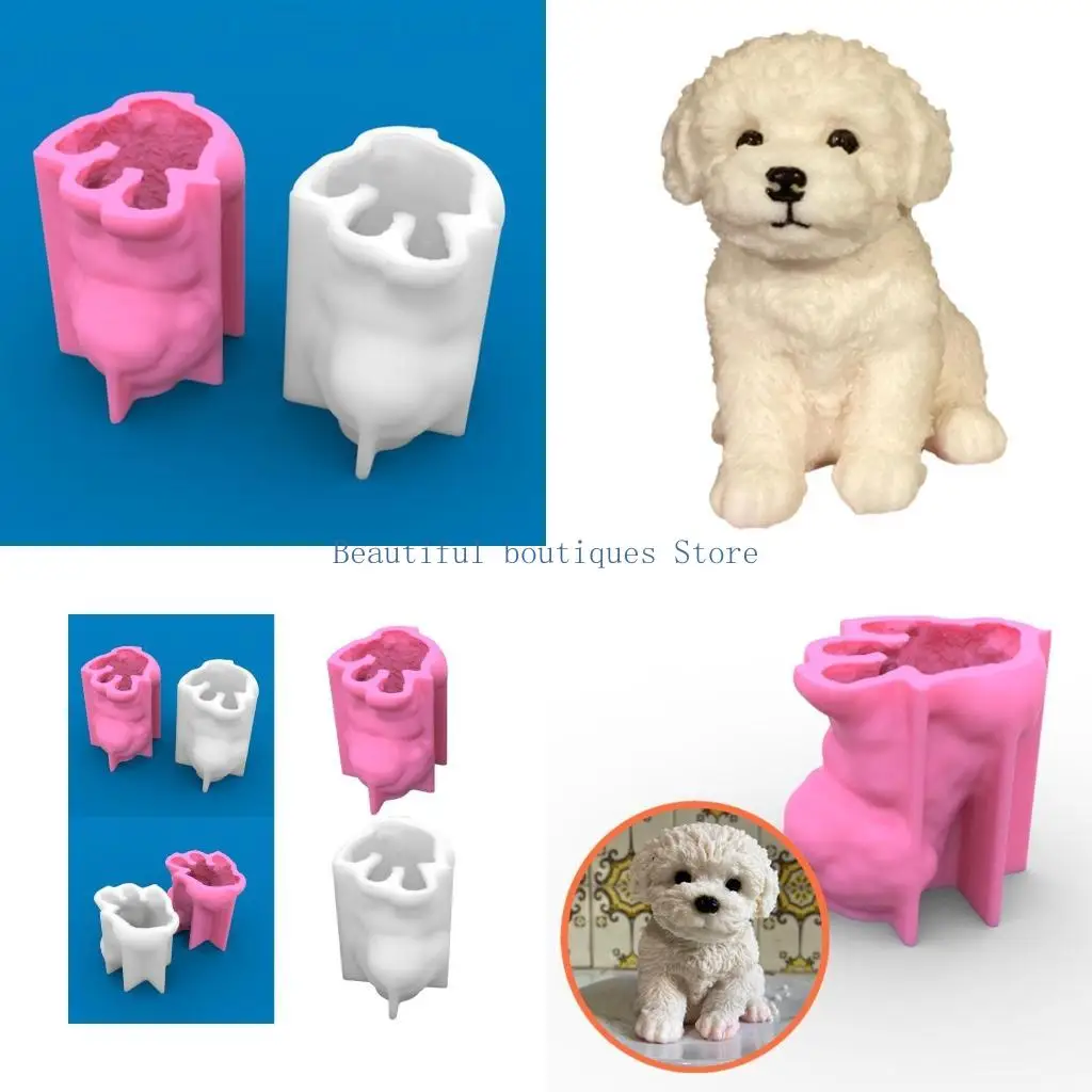 U4LF Large Dog Decoration 3D Candle Soap Mould DIY Candle Epoxy Mold Handmade Candles Aroma Wax Soap Molds for Decorations
U4LF Large Dog Decoration 3D Candle Soap Mould DIY Candle Epoxy Mold Handmade Candles Aroma Wax Soap Molds for Decorations