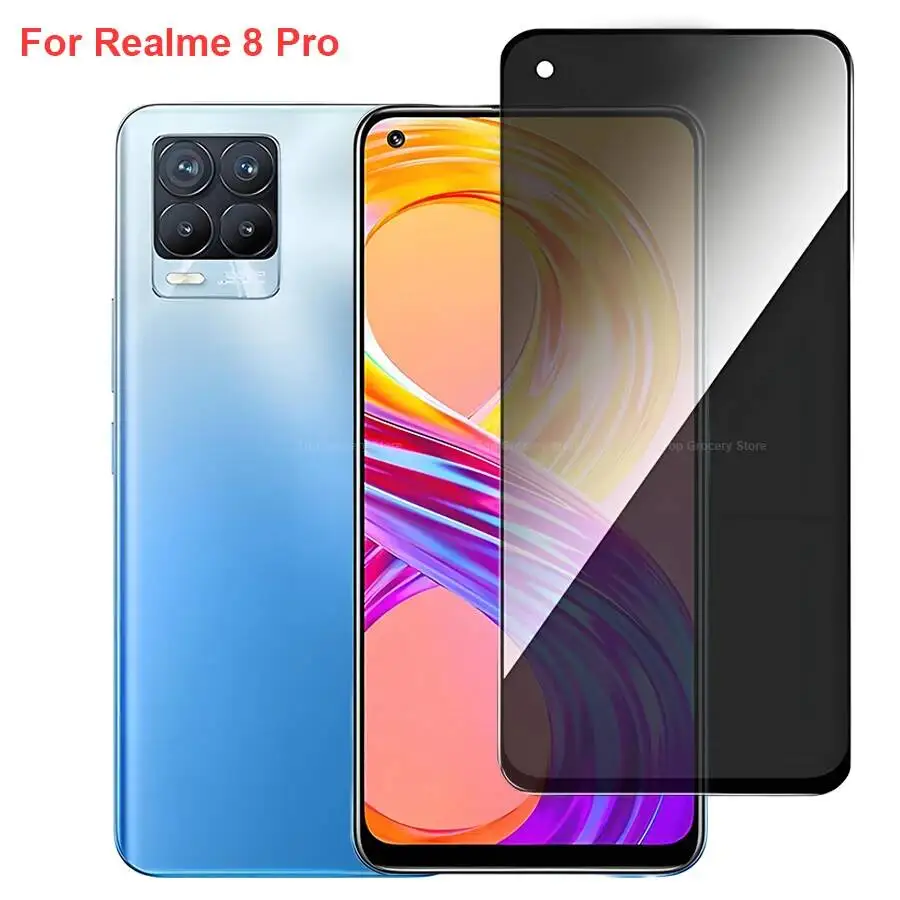 Realme 8 Anti Spy Privacy Tempered Glass Protector Compatible For Realme8 Pro Full Cover Screen Phone Film
Realme 8 Anti Spy Privacy Tempered Glass Protector Compatible For Realme8 Pro Full Cover Screen Phone Film