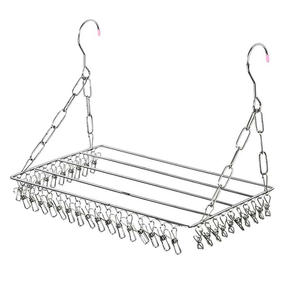 Balcony Sock Drying Rack Stainless Steel Pants Hanger Large Capacity Adjustable Design AntiRust Clothes Racks Storage
Balcony Sock Drying Rack Stainless Steel Pants Hanger Large Capacity Adjustable Design AntiRust Clothes Racks Storage