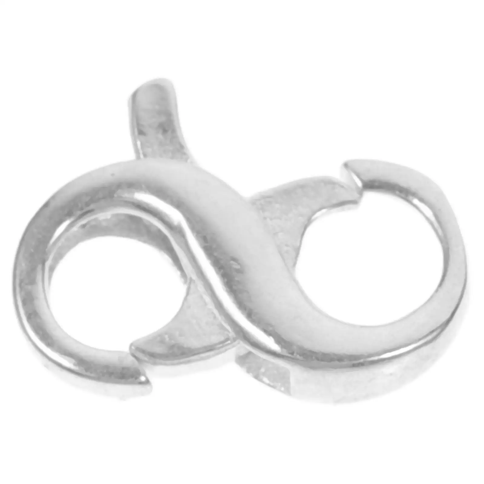 Silver Lobster Clasps DIY Jewelry Making Double Opening Converters Necklace Bracelet Shortener White Gold Plated S925 Fine
Silver Lobster Clasps DIY Jewelry Making Double Opening Converters Necklace Bracelet Shortener White Gold Plated S925 Fine