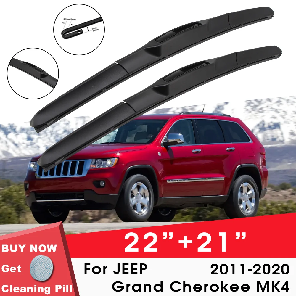 Car Wiper Blade Front Window Windshield Rubber Refill Wiper For JEEP Grand Cherokee MK4 2011-2020 22"+21" Car Accessories
Car Wiper Blade Front Window Windshield Rubber Refill Wiper For JEEP Grand Cherokee MK4 2011-2020 22"+21" Car Accessories