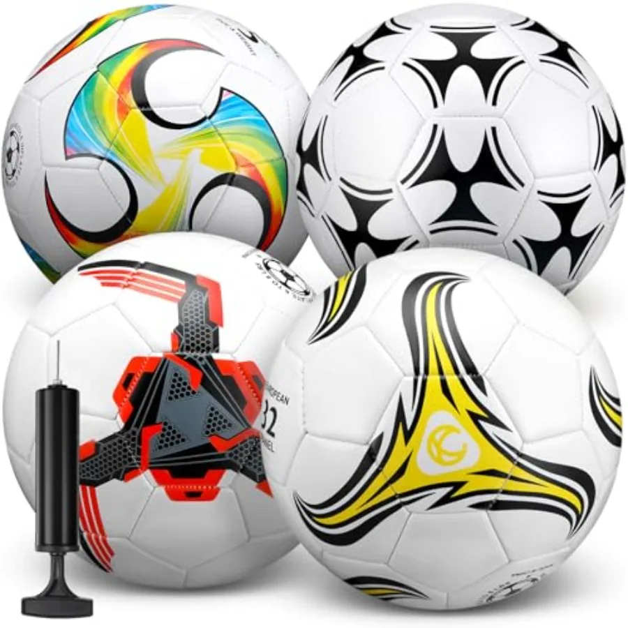 Pack Soccer Ball with Pump Deflated Soccer Ball for Outdoor Indoor Game Sport Practice Training Gift for Kid Youth Teen Adult C
Pack Soccer Ball with Pump Deflated Soccer Ball for Outdoor Indoor Game Sport Practice Training Gift for Kid Youth Teen Adult C