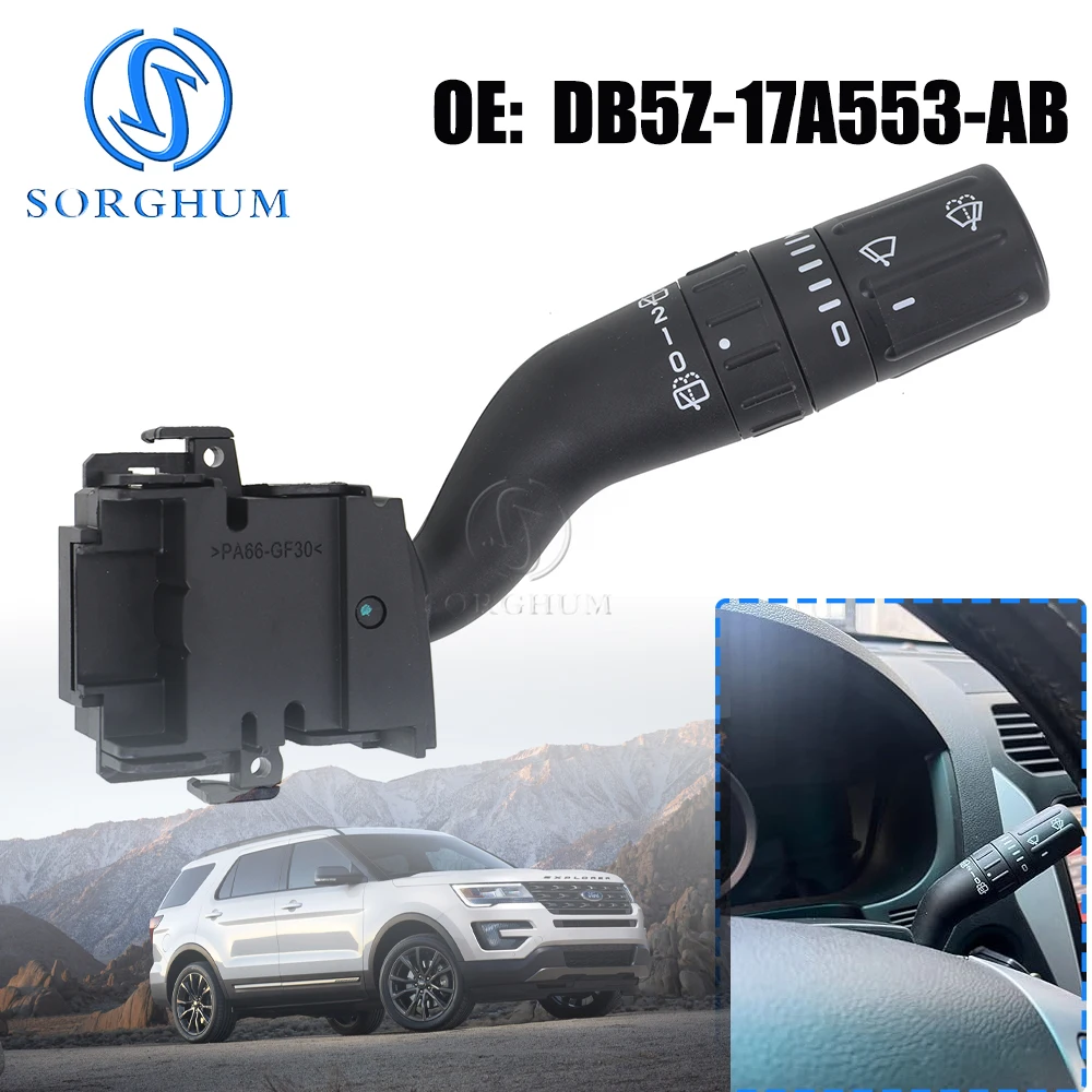 Windshield Wiper Switch DB5Z-17A553-AB For 2011-2019 Ford Explorer Edge & Lincoln MKX DB5Z17A553AB Washer Wiper Switch Assembly
Windshield Wiper Switch DB5Z-17A553-AB For 2011-2019 Ford Explorer Edge & Lincoln MKX DB5Z17A553AB Washer Wiper Switch Assembly