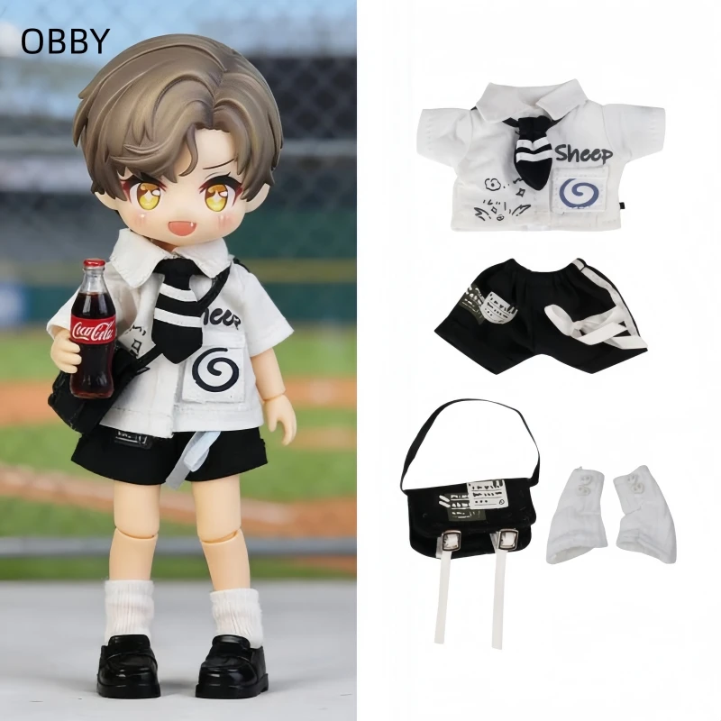 For P9 P10 Obitsu 11 High School Uniform Shorts T-shirt For 1/12 NAGI OB11 ufdoll YMY Molly Body Doll Cloth Doll Outfit Clothes
For P9 P10 Obitsu 11 High School Uniform Shorts T-shirt For 1/12 NAGI OB11 ufdoll YMY Molly Body Doll Cloth Doll Outfit Clothes