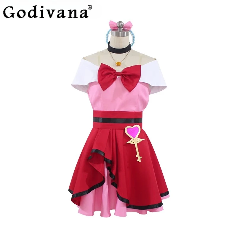 Cosplay Costume Anime Dress for Women Bow Collar Sweet Halloween Party Dress Set Female Pink Christmas Cute Cos Dress Suits
Cosplay Costume Anime Dress for Women Bow Collar Sweet Halloween Party Dress Set Female Pink Christmas Cute Cos Dress Suits