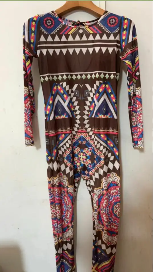 Woman Long Sleeve Tattoo Jumpsuit geometric Printed Bandage Mesh Bodysuit XL
Woman Long Sleeve Tattoo Jumpsuit geometric Printed Bandage Mesh Bodysuit XL