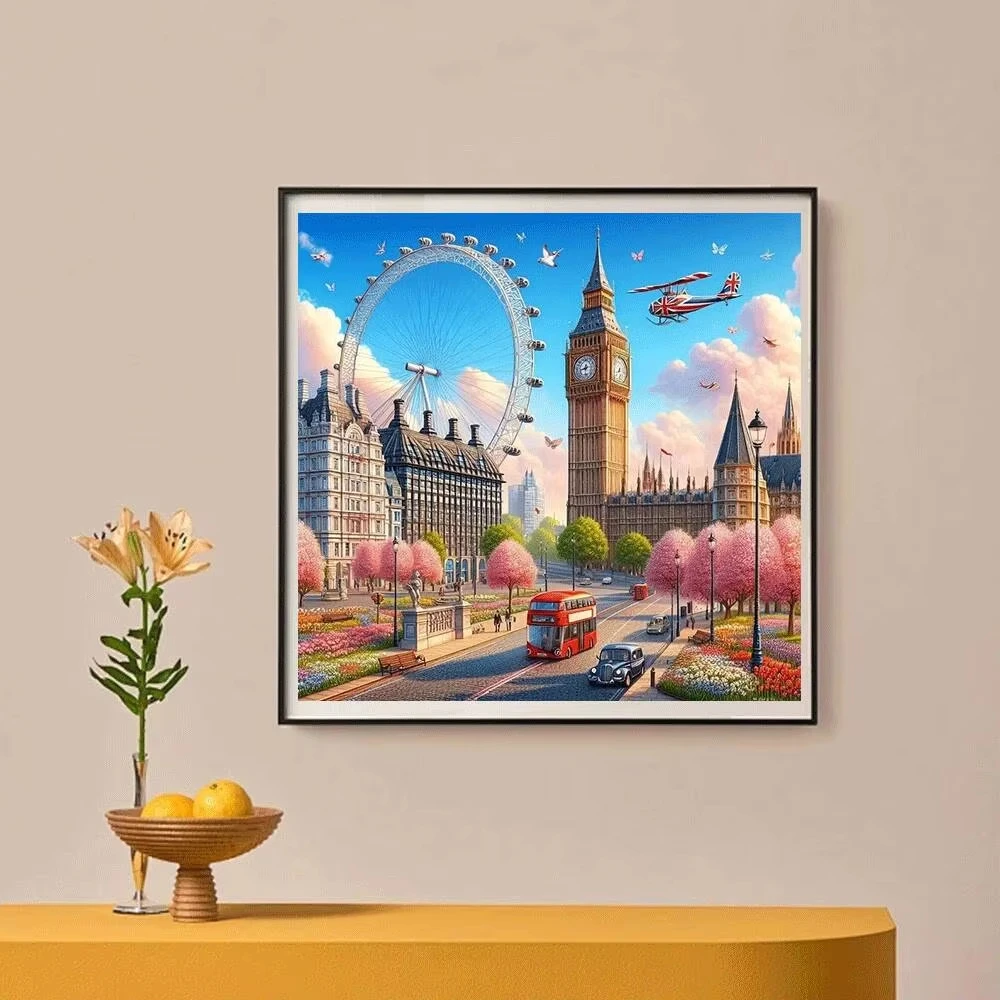 London Eye City Landscape 500 PCS Jigsaw Puzzles Challenging Family Activity Games for Gameroom Bedroom Livingroom Gift
London Eye City Landscape 500 PCS Jigsaw Puzzles Challenging Family Activity Games for Gameroom Bedroom Livingroom Gift