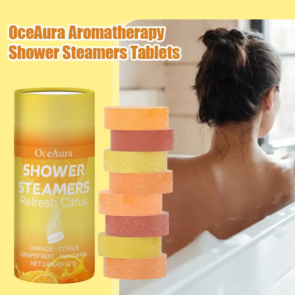 Aromatherapy Shower Steamers Tablets Moisturizing Skin Cleaning Orange Grapefruit Lavender Bath Tablets Gifts for Women 8pcs
Aromatherapy Shower Steamers Tablets Moisturizing Skin Cleaning Orange Grapefruit Lavender Bath Tablets Gifts for Women 8pcs