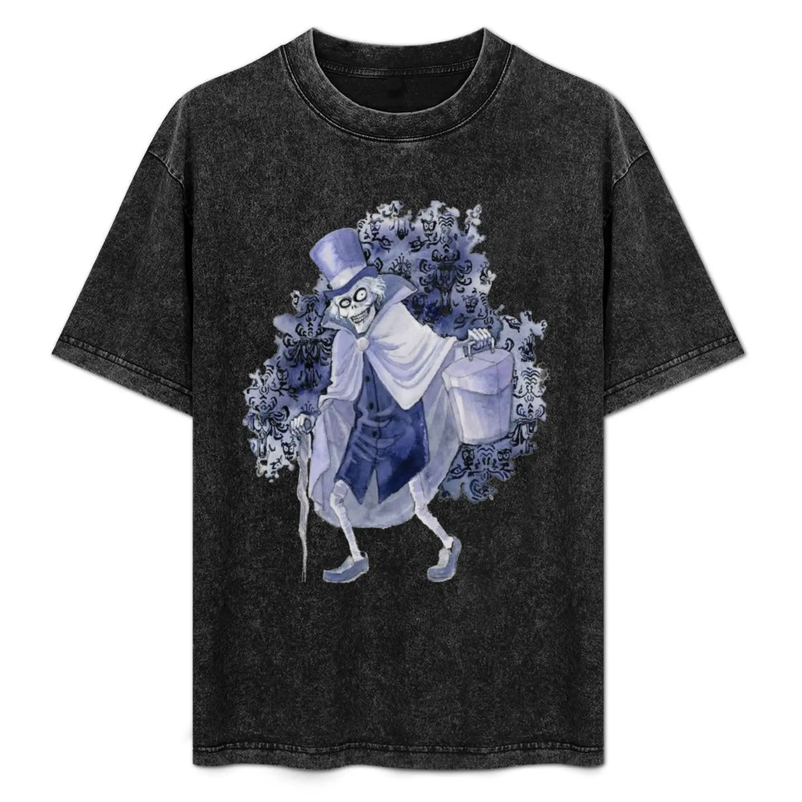 Haunted Mansion Hatbox Ghost T-Shirt Fashion Print Casual Short Sleeve
Haunted Mansion Hatbox Ghost T-Shirt Fashion Print Casual Short Sleeve