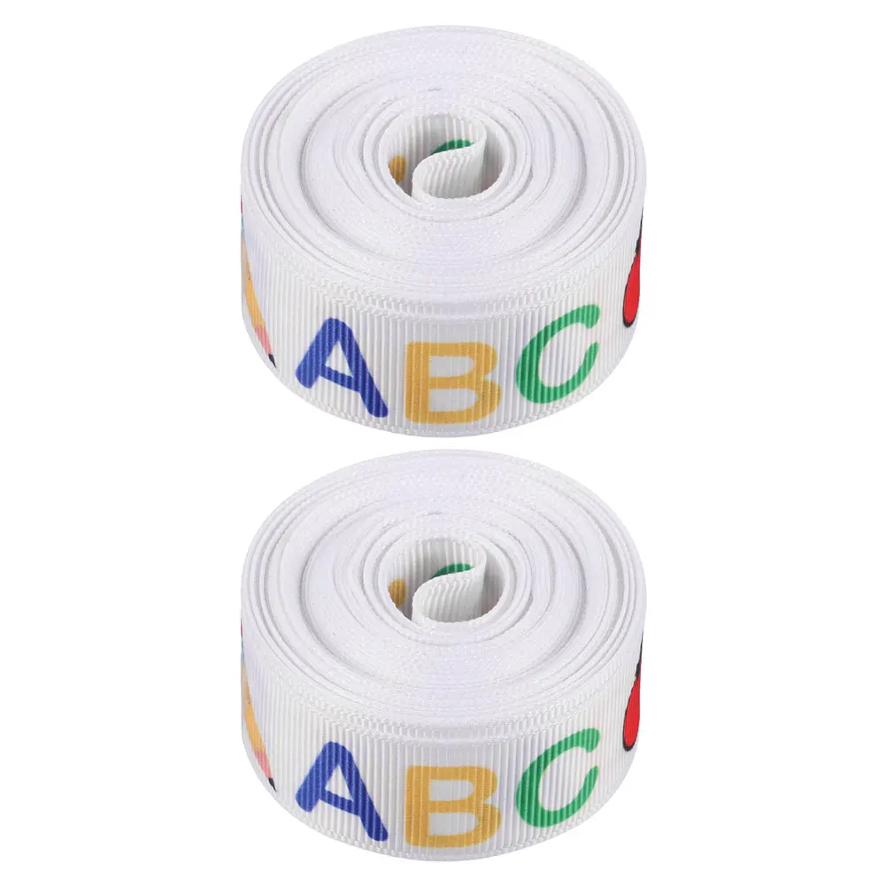 2 Rolls Grosgrain Satin Ribbons Durable School Themed Decorative Craft Material Ideal Teachers Gifts Hair Accessories
2 Rolls Grosgrain Satin Ribbons Durable School Themed Decorative Craft Material Ideal Teachers Gifts Hair Accessories