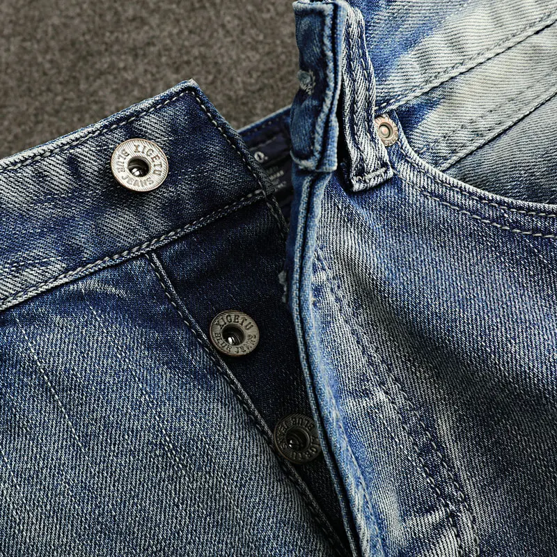 y2k Fashion New Men's JeansY2K Laundry Nostalgic Stretch Slimming Light Blue Jeans Designer High Quality Pants Hombre
y2k Fashion New Men's JeansY2K Laundry Nostalgic Stretch Slimming Light Blue Jeans Designer High Quality Pants Hombre