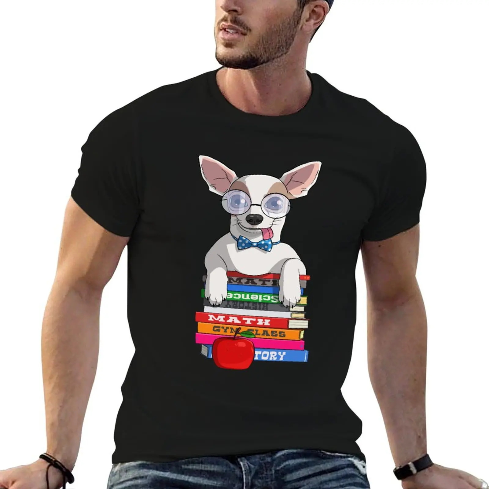 Back to School Chihuahua T-Shirt t shirt custom print t shirt man casual t shirts cotton 100% T-Shirt
Back to School Chihuahua T-Shirt t shirt custom print t shirt man casual t shirts cotton 100% T-Shirt