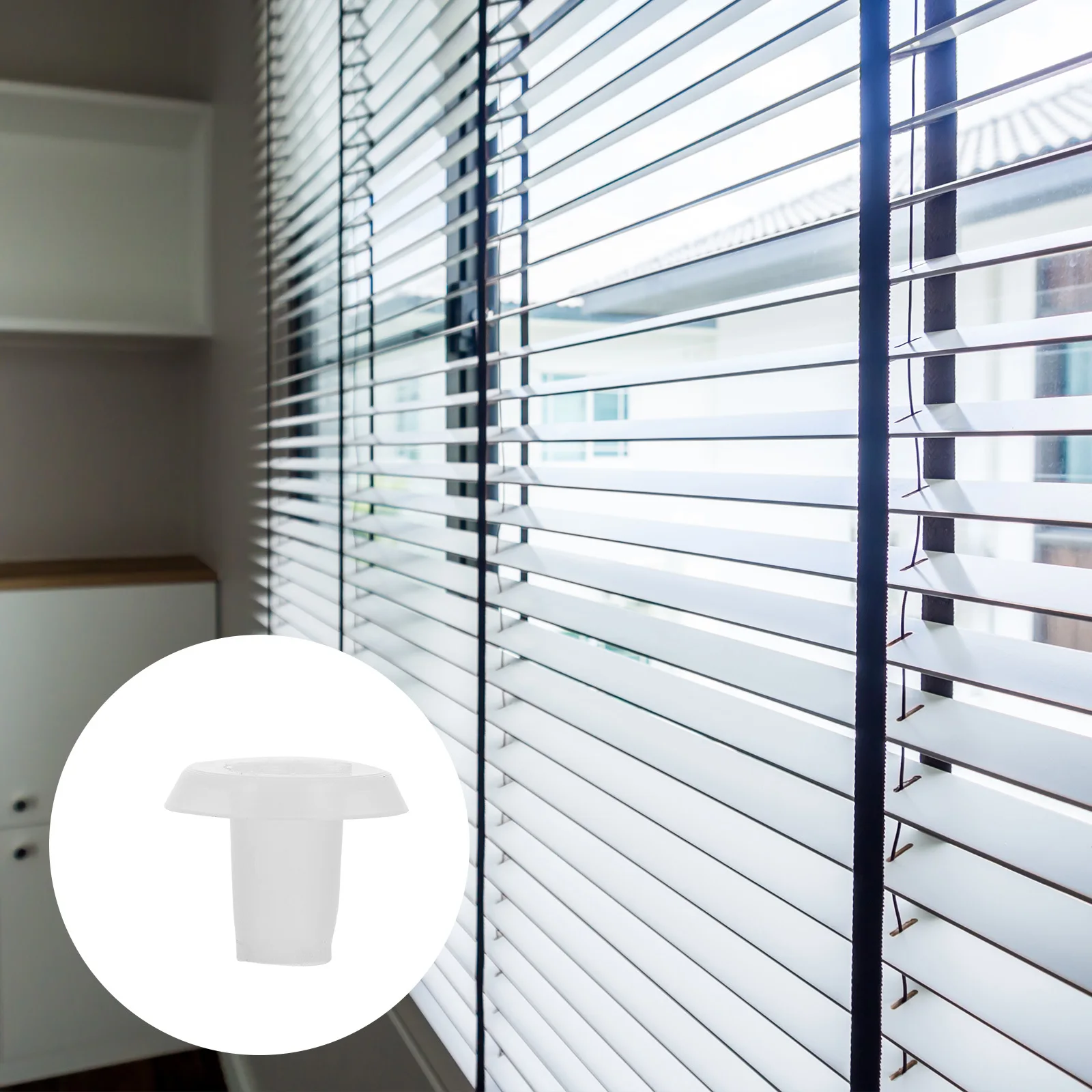 30Pcs Blinds Bottom Rail Plugs Clear Simple Design Pom Horizontal Blinds Rail Ladder Cord Component Essential Curtain Accessory
30Pcs Blinds Bottom Rail Plugs Clear Simple Design Pom Horizontal Blinds Rail Ladder Cord Component Essential Curtain Accessory