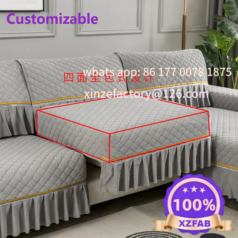 Customizable sofa cushion, plush all-inclusive cover for all seasons, non-slip pad, simple cover, gray, blue, beige.
Customizable sofa cushion, plush all-inclusive cover for all seasons, non-slip pad, simple cover, gray, blue, beige.