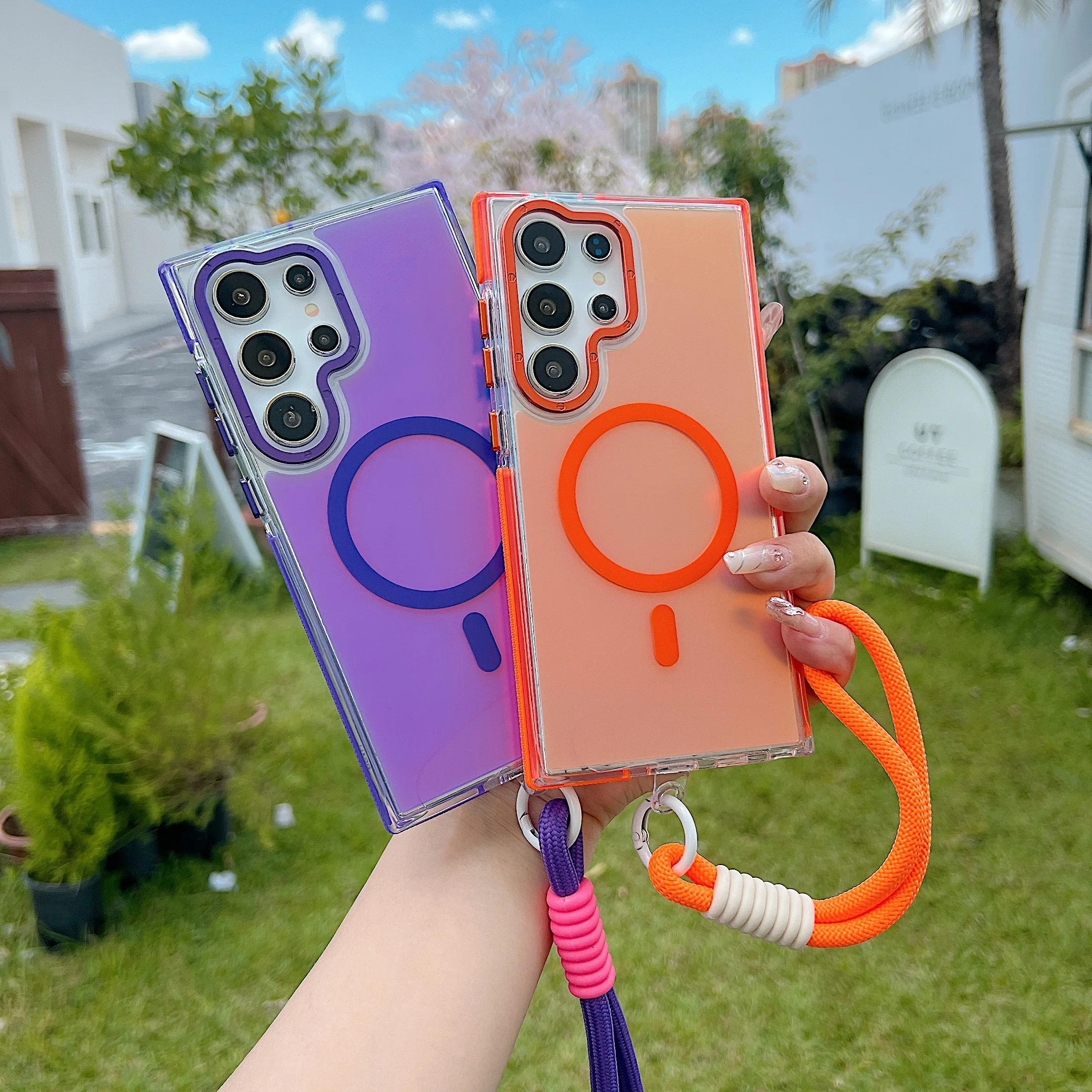 Для Samsung Galaxy S24 S23 S22 S25 Ultra S24 FE A56 A55 A53 A54 A16 A35 5G S25 Edge Ремешок на запястье Discolour Матовая задняя крышка 
Для Samsung Galaxy S24 S23 S22 S25 Ultra S24 FE A56 A55 A53 A54 A16 A35 5G S25 Edge Ремешок на запястье Discolour Матовая задняя крышка