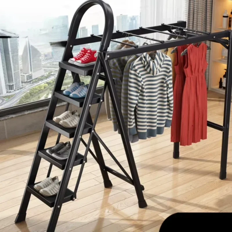 Вешалка для одежды, бытовая складная телескопическая лестница двойного назначения, многофункциональная лестница в елочку, светильник для посадки.
Вешалка для одежды, бытовая складная телескопическая лестница двойного назначения, многофункциональная лестница в елочку, светильник для посадки.