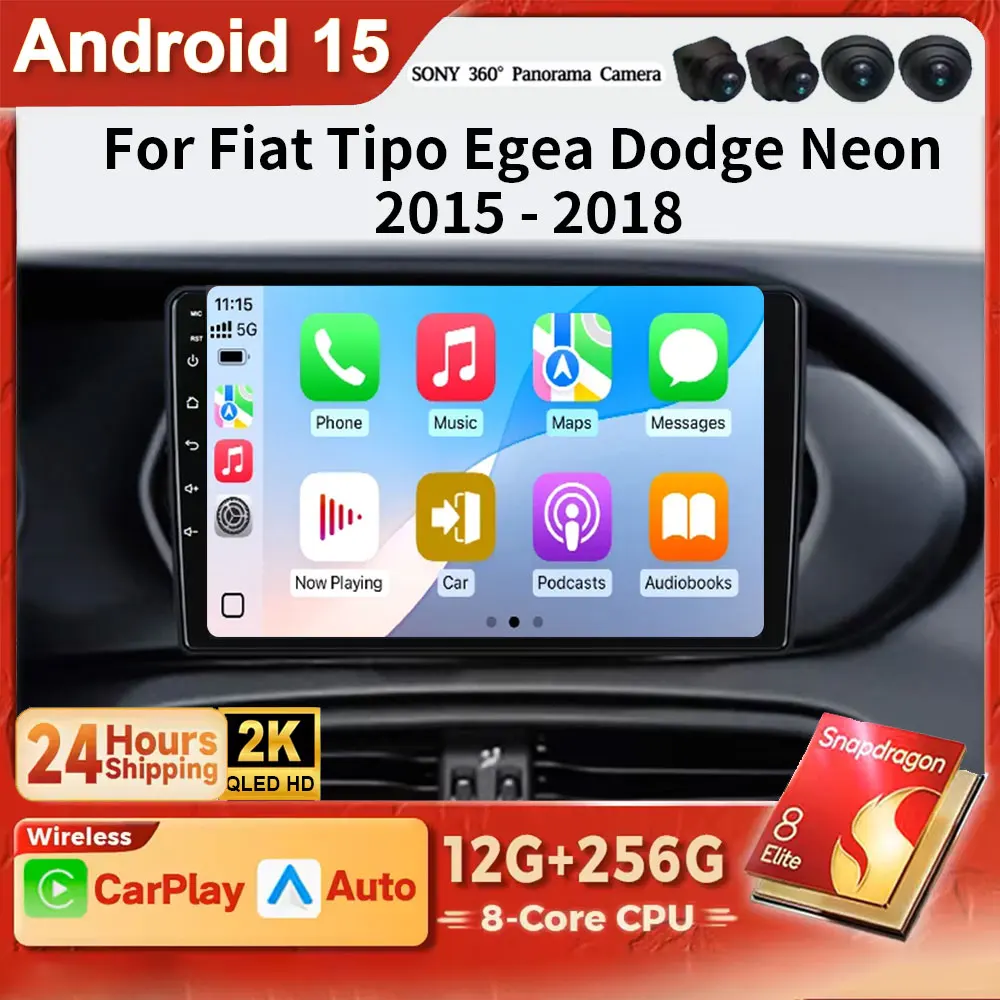 Android 15 4G BT CarPlay Radio For Fiat Tipo Egea Dodge Neon 2015-2018 Car Multimedia Player 2din GPS Stereo Head Unit AutoRadio
Android 15 4G BT CarPlay Radio For Fiat Tipo Egea Dodge Neon 2015-2018 Car Multimedia Player 2din GPS Stereo Head Unit AutoRadio