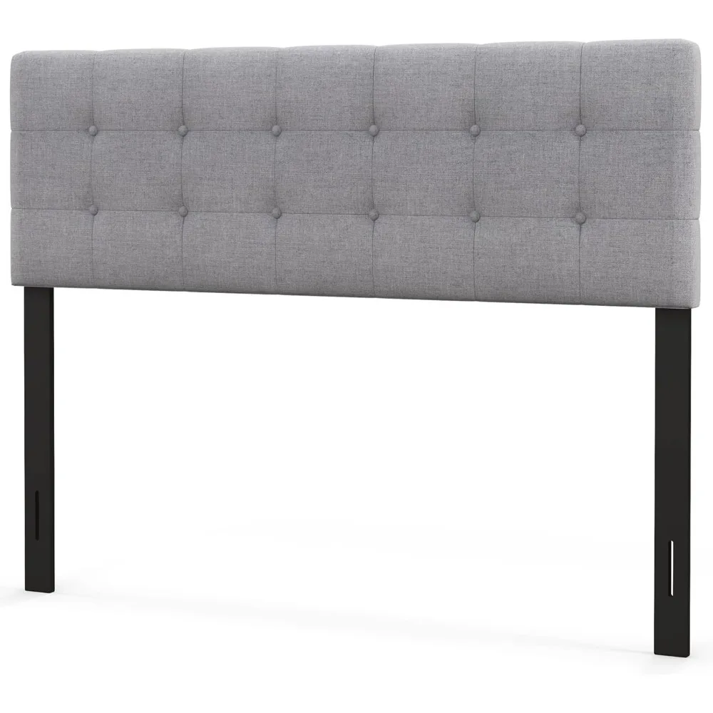Linen Upholstered Headboard, Adjustable Width Button Tufted Headboard Only with Solid Wood Legs, Attach Frame
Linen Upholstered Headboard, Adjustable Width Button Tufted Headboard Only with Solid Wood Legs, Attach Frame
