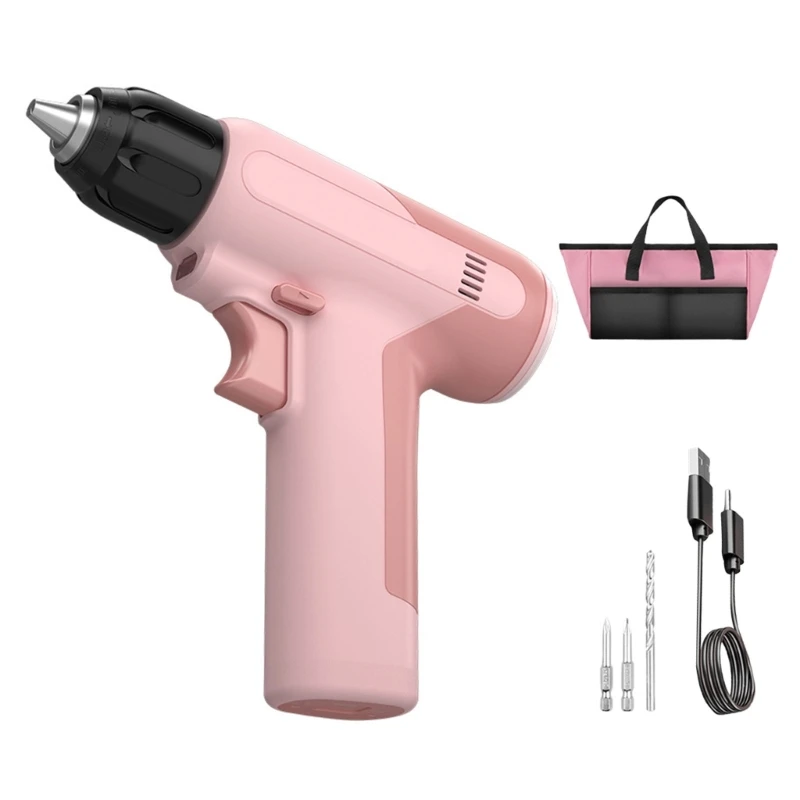 7.2V Handheld Drill Electric Screwdriver with USB C Charging & Comprehensive Bit
7.2V Handheld Drill Electric Screwdriver with USB C Charging & Comprehensive Bit