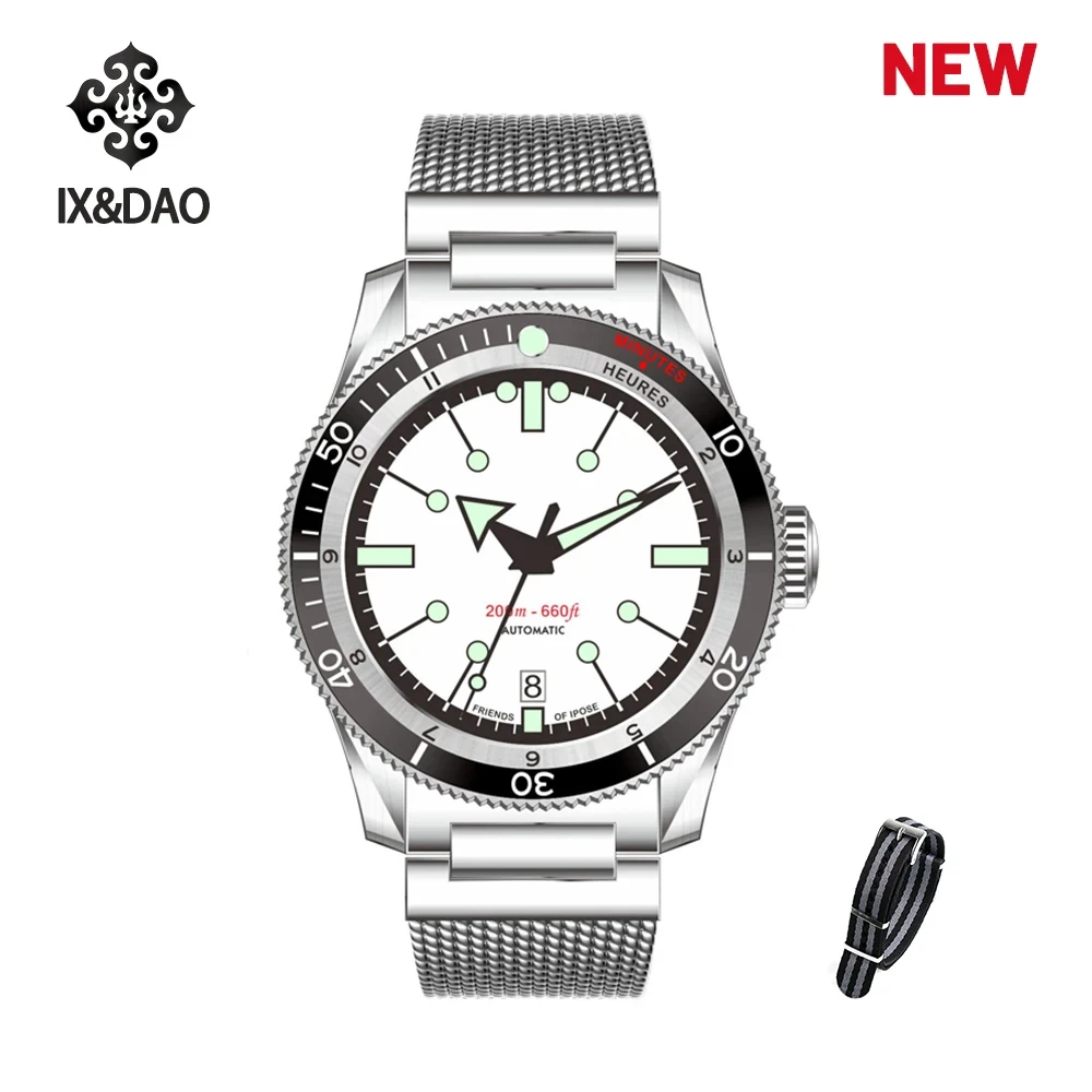 IPOSE IX&DAO 2025 New Men's GMT Automatic Mechanical Watch ETA2824-2 Movement Luminous waterproof Stainless Steel reloj hombre
IPOSE IX&DAO 2025 New Men's GMT Automatic Mechanical Watch ETA2824-2 Movement Luminous waterproof Stainless Steel reloj hombre
