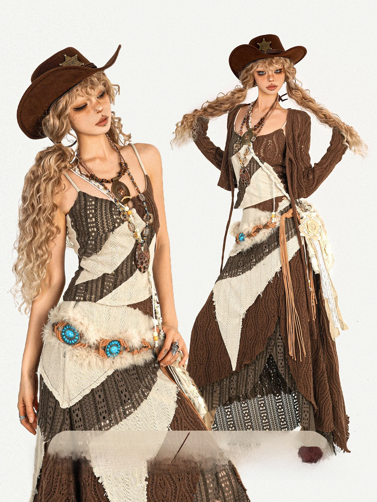 Комплект из двух предметов Nico Molly в стиле ретро: длинная юбка с бахромой и жилет с высокой талией, осенняя мода для подростков
Комплект из двух предметов Nico Molly в стиле ретро: длинная юбка с бахромой и жилет с высокой талией, осенняя мода для подростков