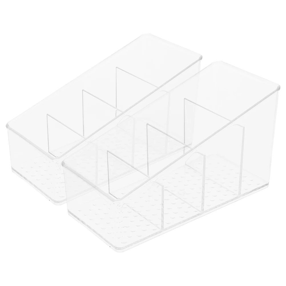 2pcs Tea Storage Box 7x15x8.8cm Clear Plastic Kitchen Organizer Compartment Container Bag Holder Tea Bag Box Storage
2pcs Tea Storage Box 7x15x8.8cm Clear Plastic Kitchen Organizer Compartment Container Bag Holder Tea Bag Box Storage