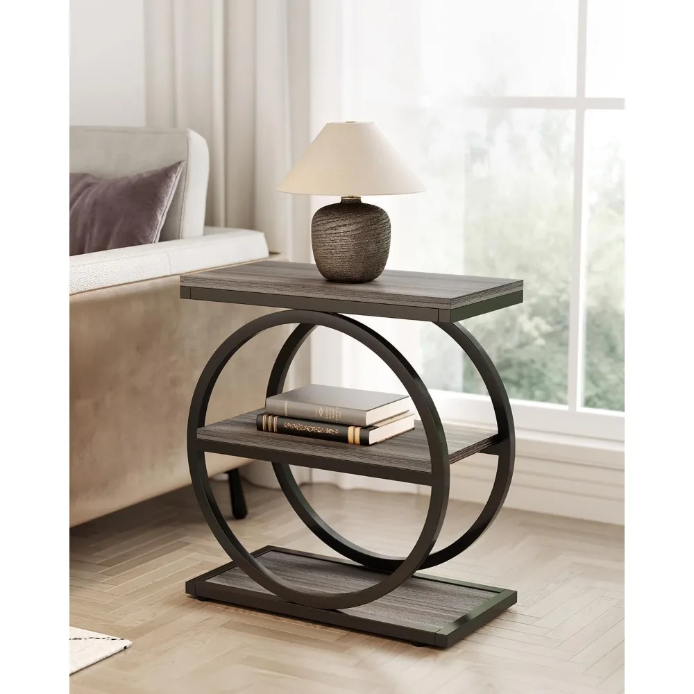 End Table, 3-Tier Side Table, Sofa Side Table for Living Room, Bedside Table for Bedroom, Easy Assembly End Tables
End Table, 3-Tier Side Table, Sofa Side Table for Living Room, Bedside Table for Bedroom, Easy Assembly End Tables