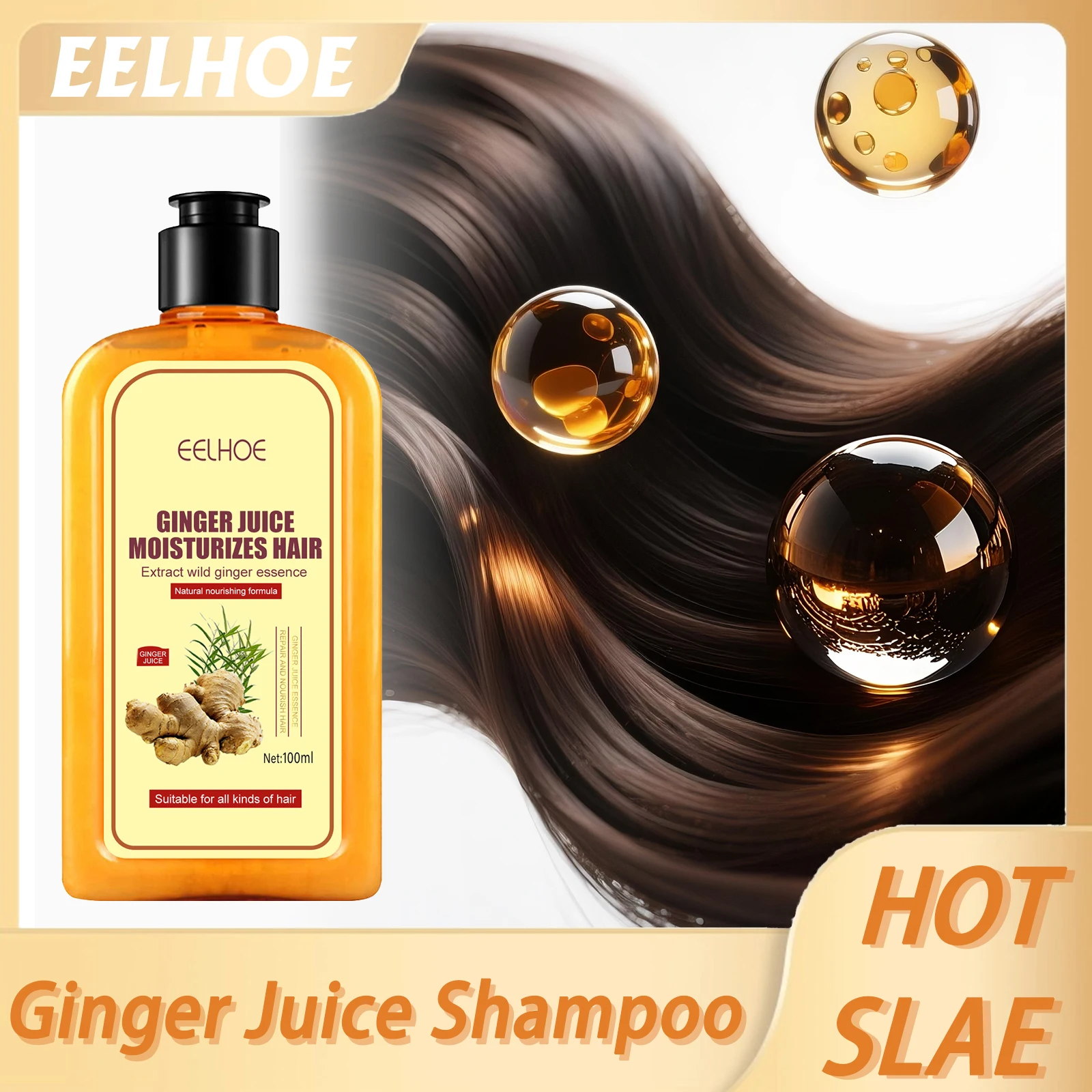 Ginger Anti Shedding Shampoo Repair Hair Follicle Activate New Accelerate Hair Growth Anti Hair Loss Moisturizing Ginger Shampoo
Ginger Anti Shedding Shampoo Repair Hair Follicle Activate New Accelerate Hair Growth Anti Hair Loss Moisturizing Ginger Shampoo
