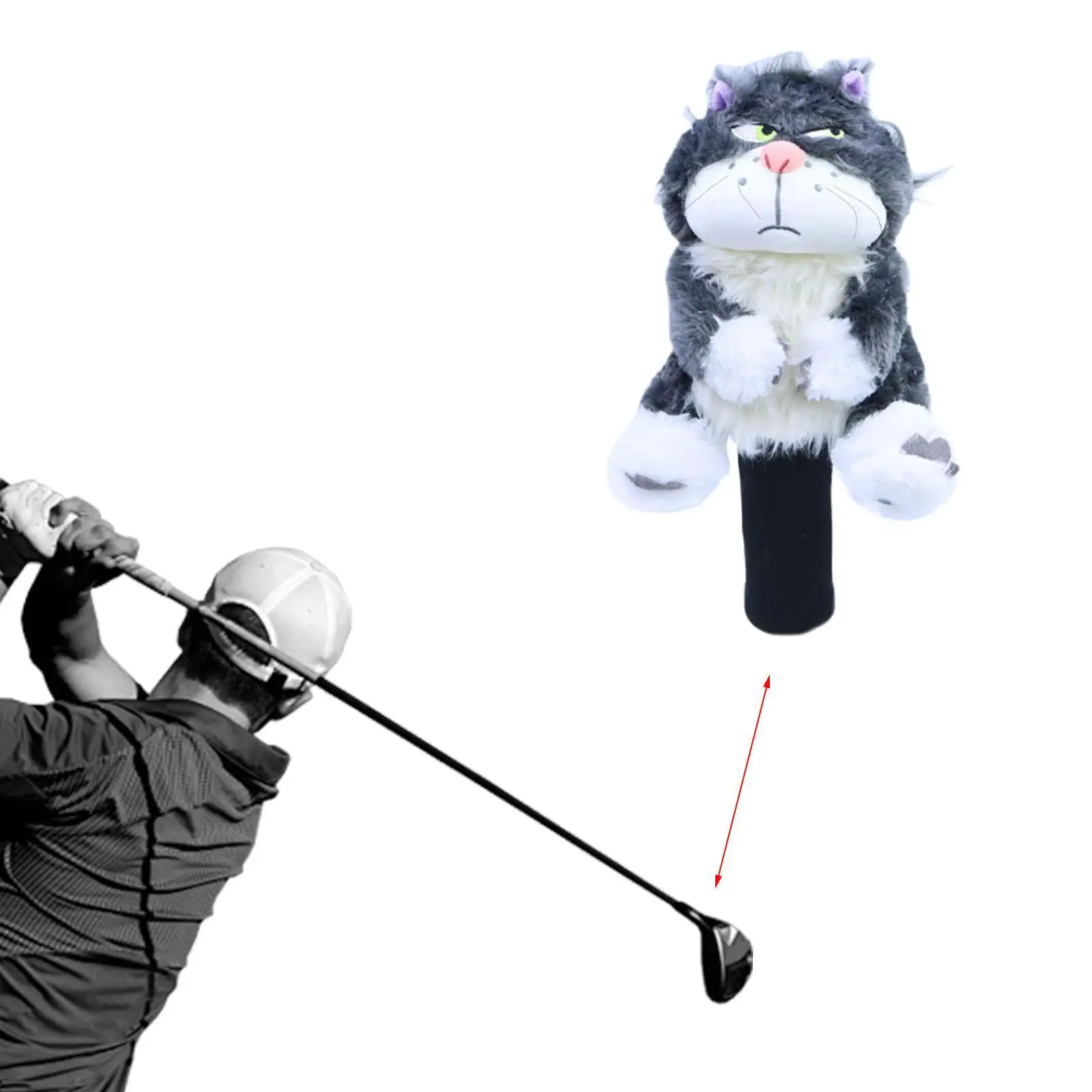 Golf Head Cover for Golf Club Funny Plush Training Supplies Anti Scratch Wear Resistant Golf Wood Head Cover Golfer Equipment
Golf Head Cover for Golf Club Funny Plush Training Supplies Anti Scratch Wear Resistant Golf Wood Head Cover Golfer Equipment